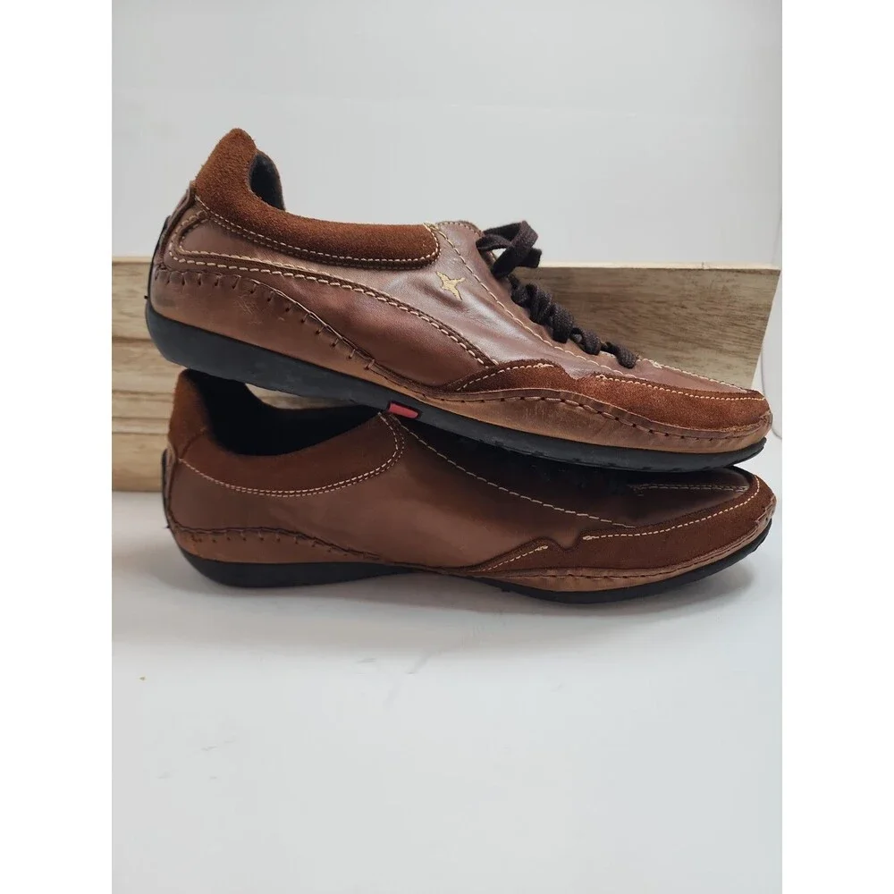 Pikolinos Mens size 43 Hand-Sewn European Walking Shoe Brown Leather. Beautiful